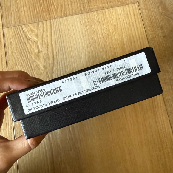 YSL Saint Laurent Fuchsia Cassandre Matelasse Card Case - NWT - Picture 7 of 7